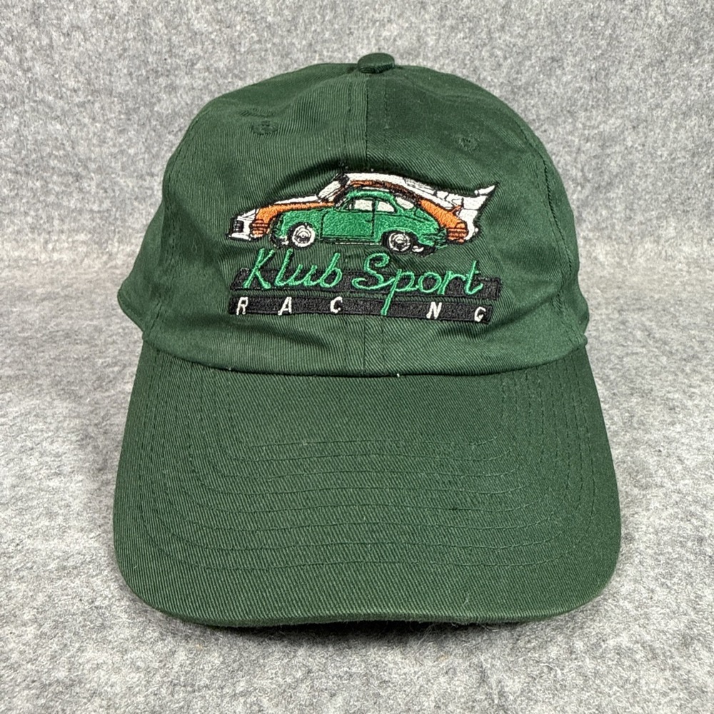 Vintage Klub Sport Racing Green Racing Hat Cap Auto Cars Vehicle Cobra